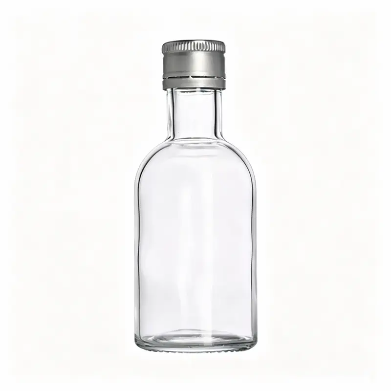 Празни стаклени шишиња текила од 100 ml со алуминиумско капаче