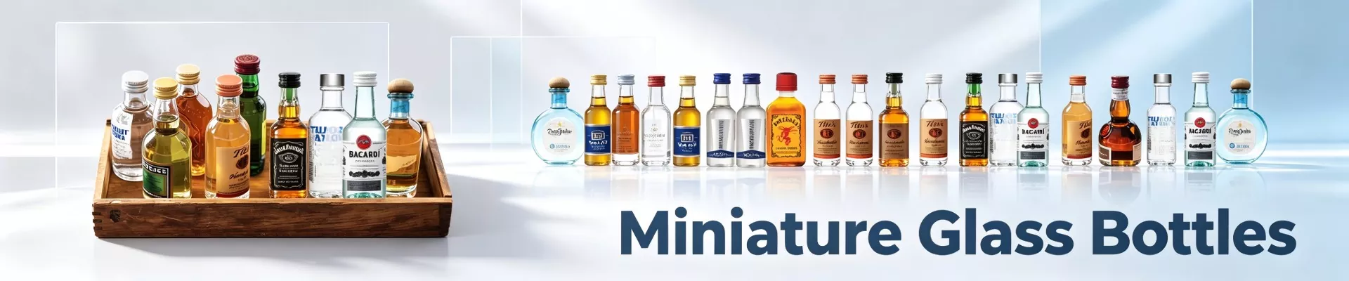 Минијатурни стаклени шишиња