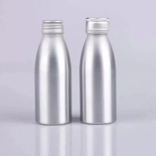 Мини алуминиумско шише за алкохол од 100 ml за пијалоци за патување
